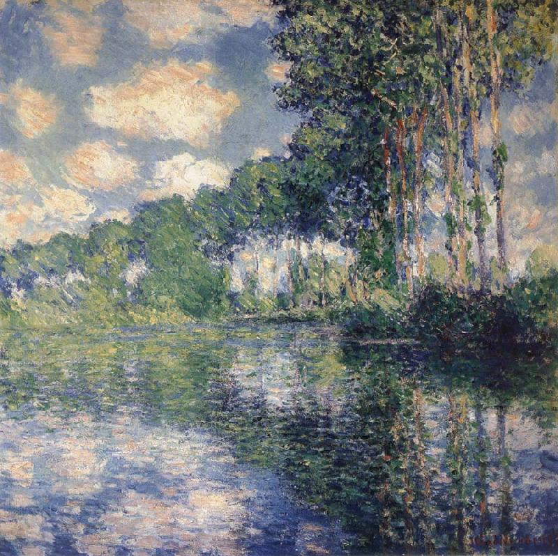 Claude Monet Poplars on the Banks of the Rive Epte Norge oil painting art